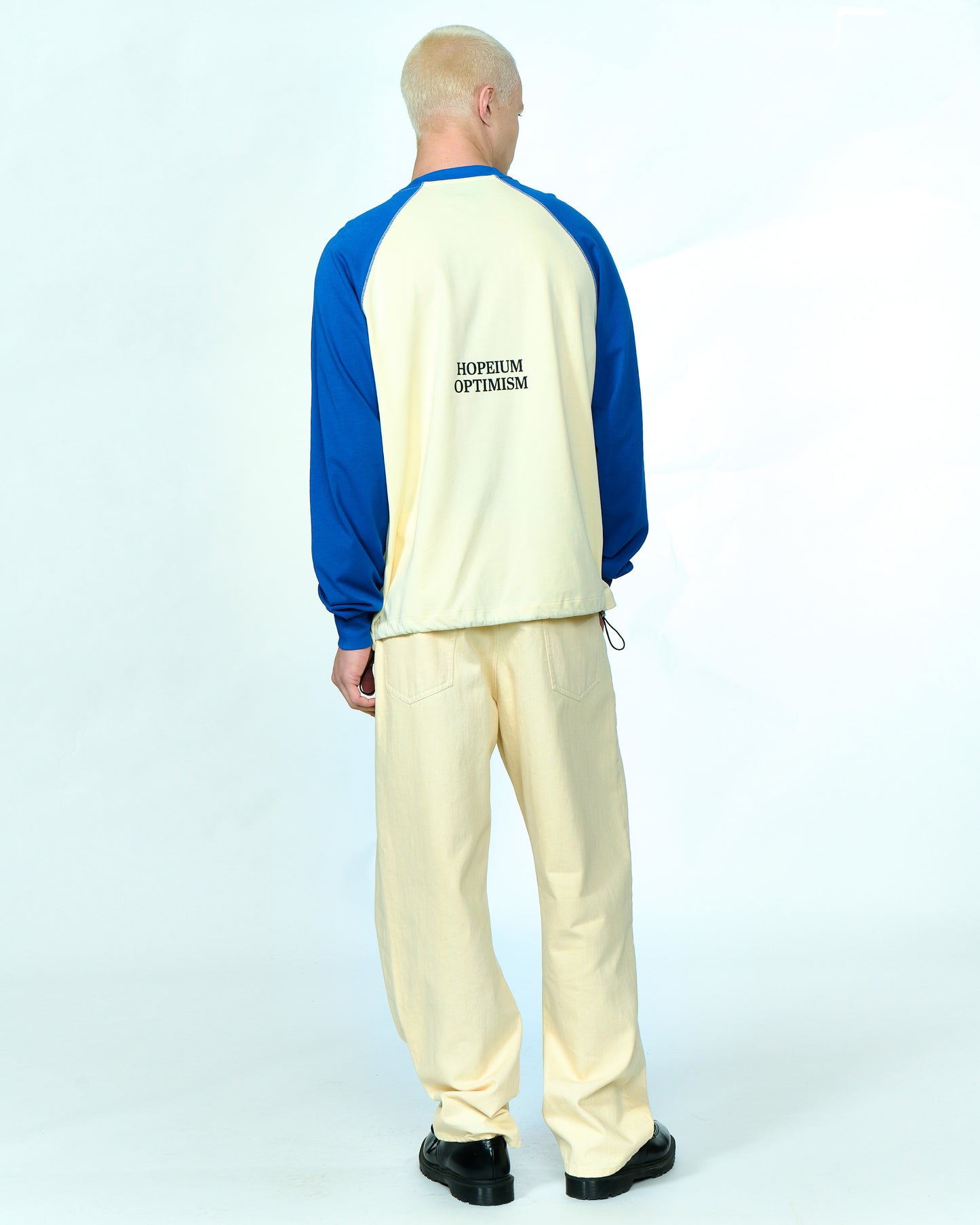 HOPEIUM OPTIMISM RAGLAN L/S | Cobalt