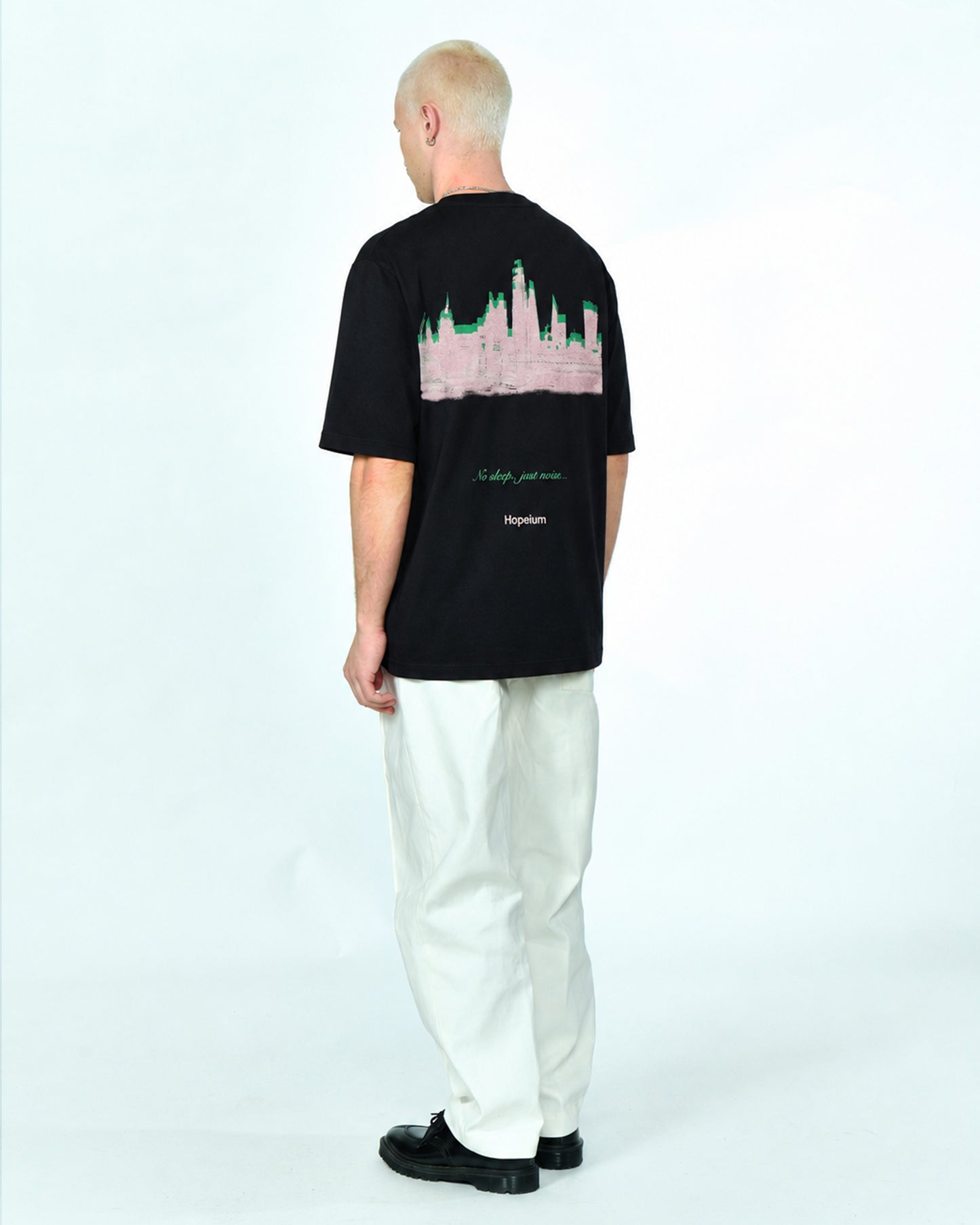 NO SLEEP JUST NOISE S/S TEE | Black