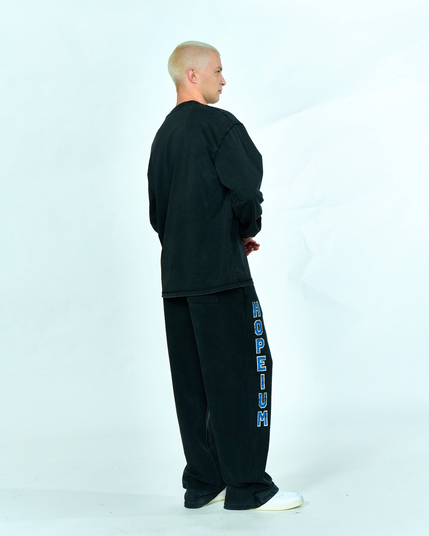 HOPEIUM VARSITY" JOGGER PANT | Washed grey