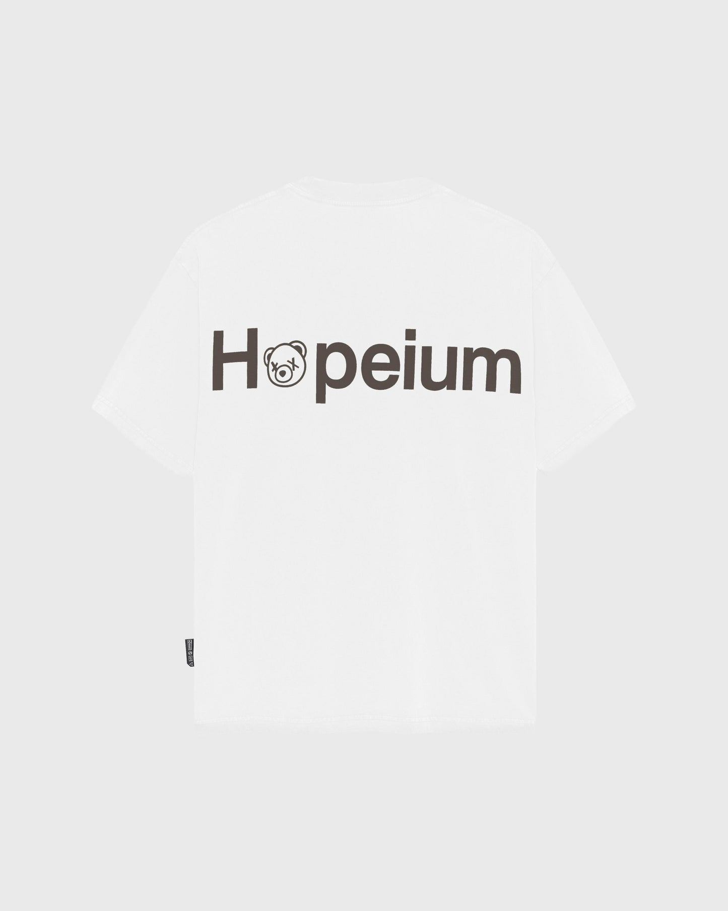 Hopeium Logo Print T-Shirt White
