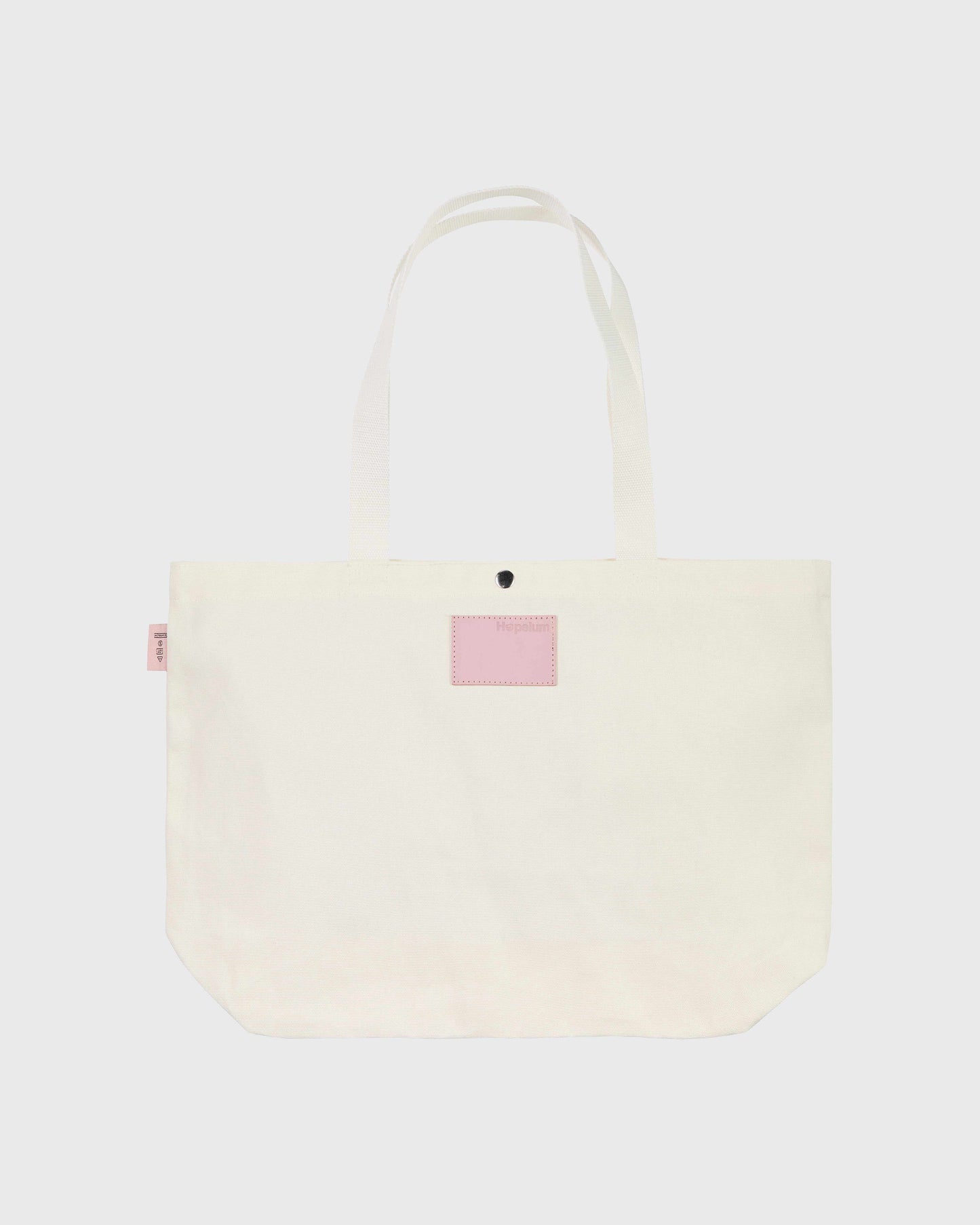 PRINTED SHOPPER BAG | White