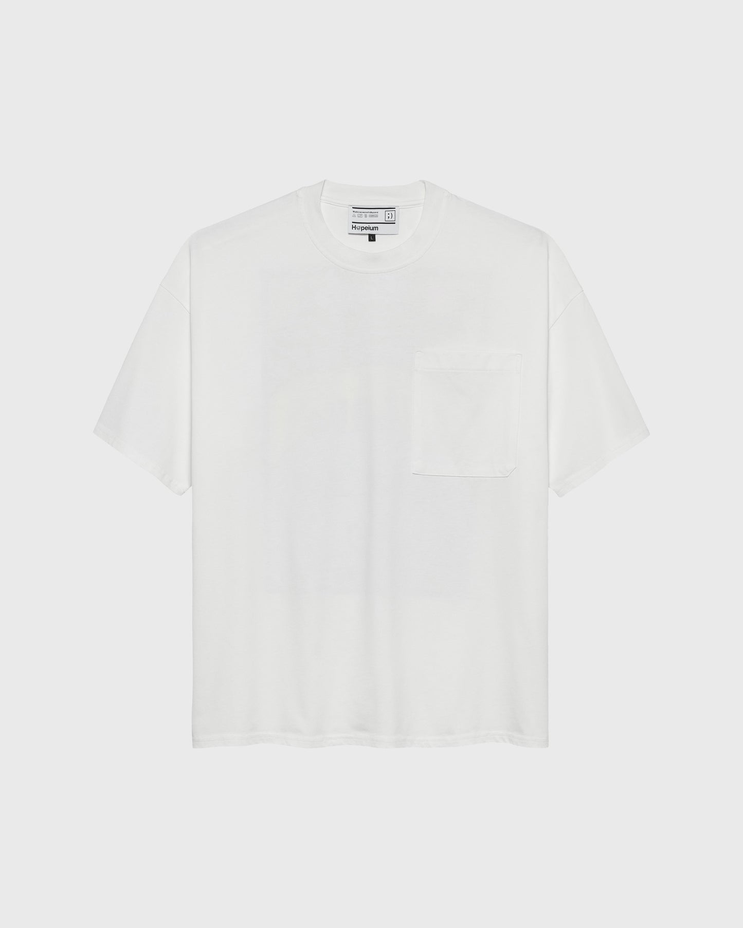 Deserve Print T Shirt White