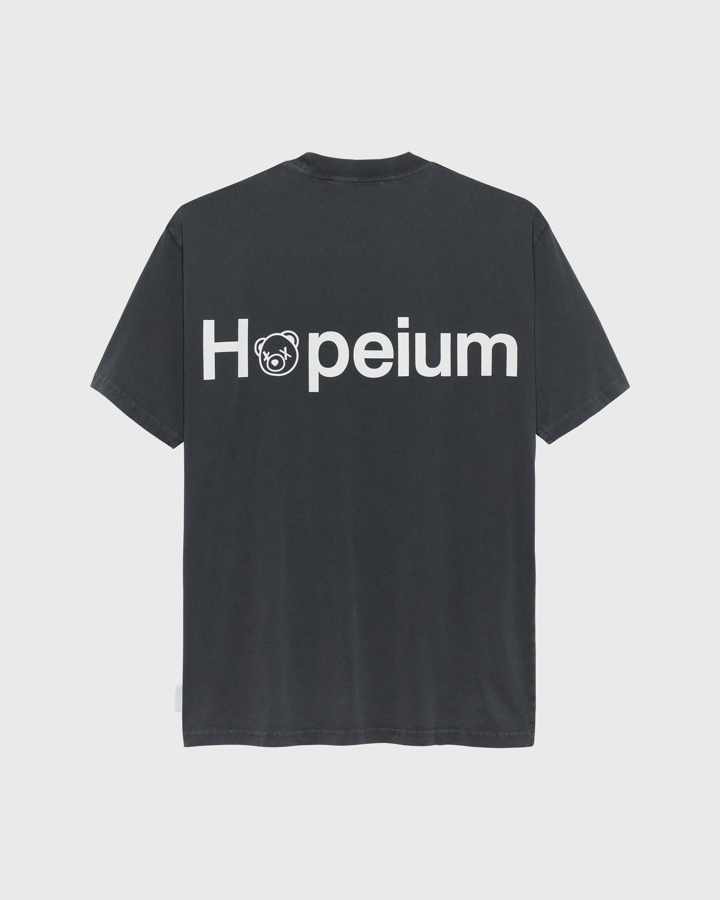 Hopeium Logo Print T-Shirt Grey