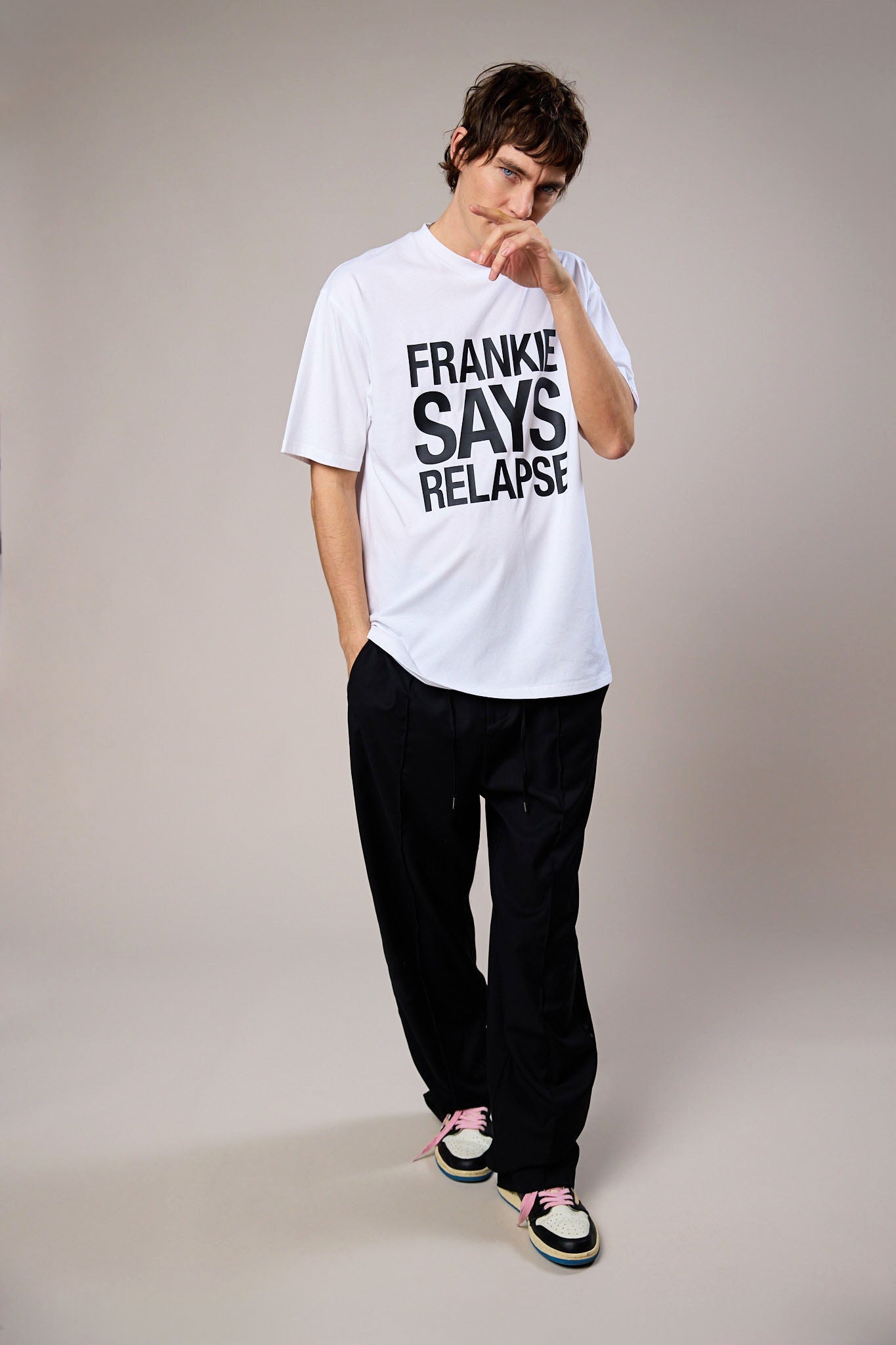 FRANKIE PRINT T SHIRT | White