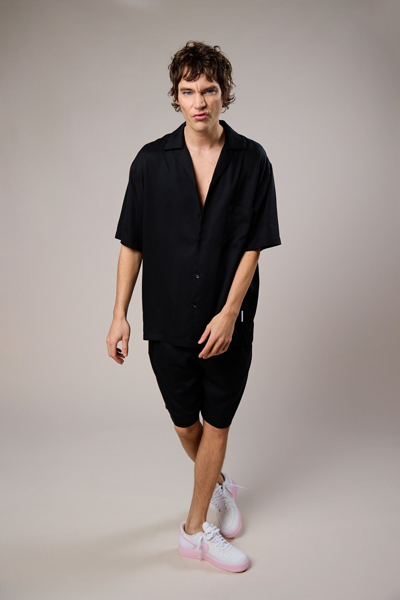 SHORTS LYOCELL | Black