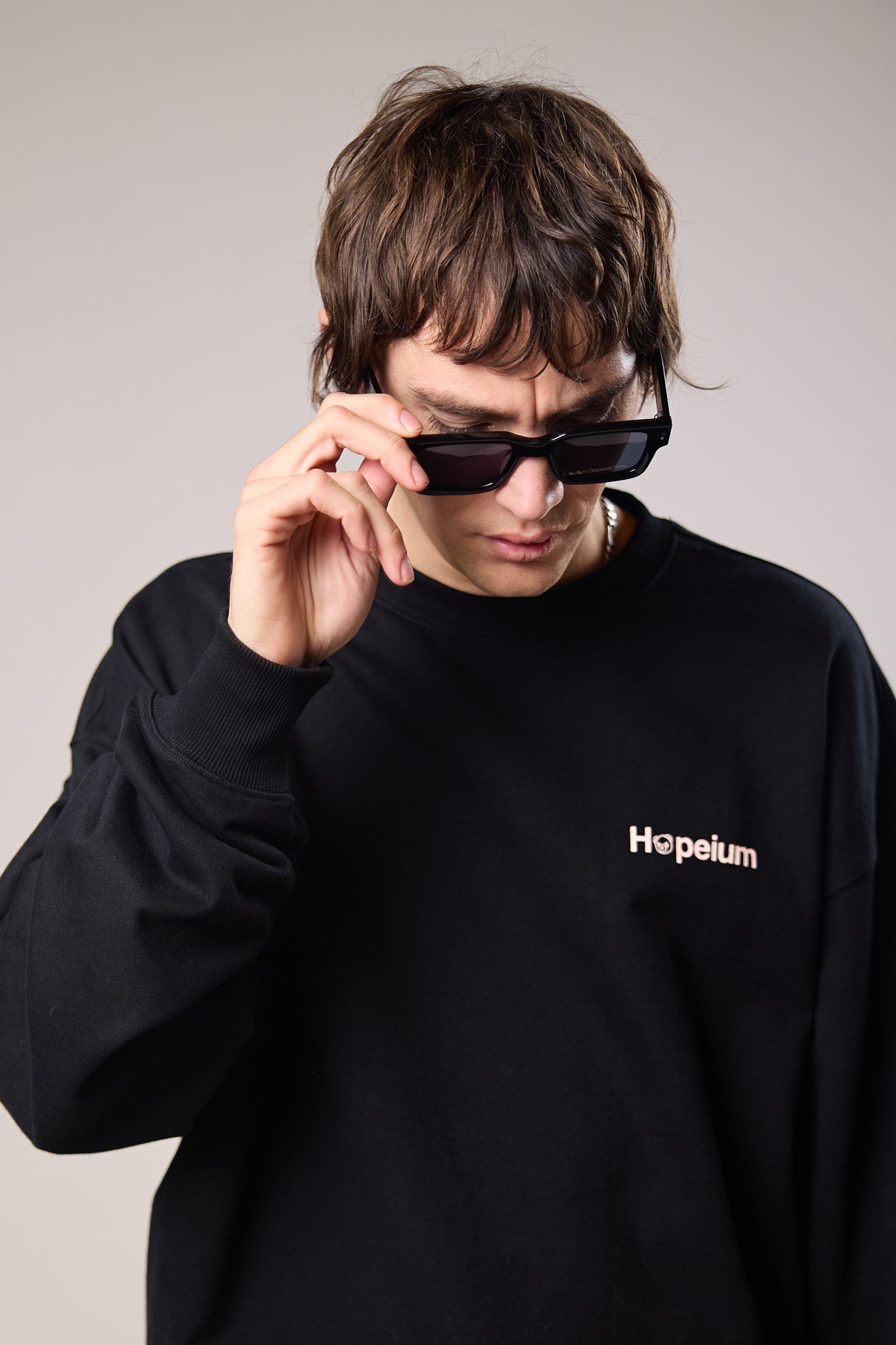 Logo Crewneck Sweat Black
