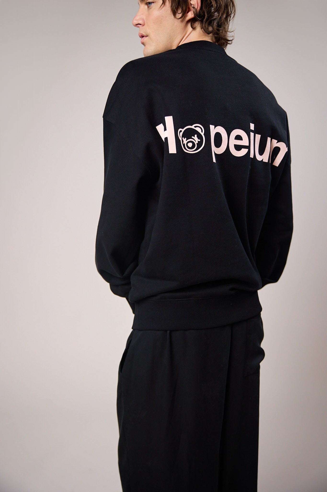 Logo Crewneck Sweat Black