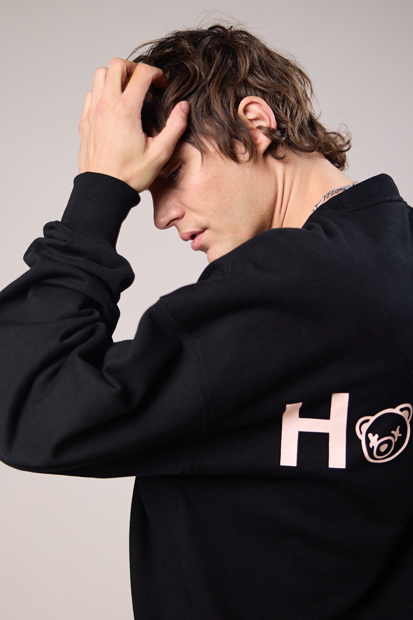 Logo Crewneck Sweat Black