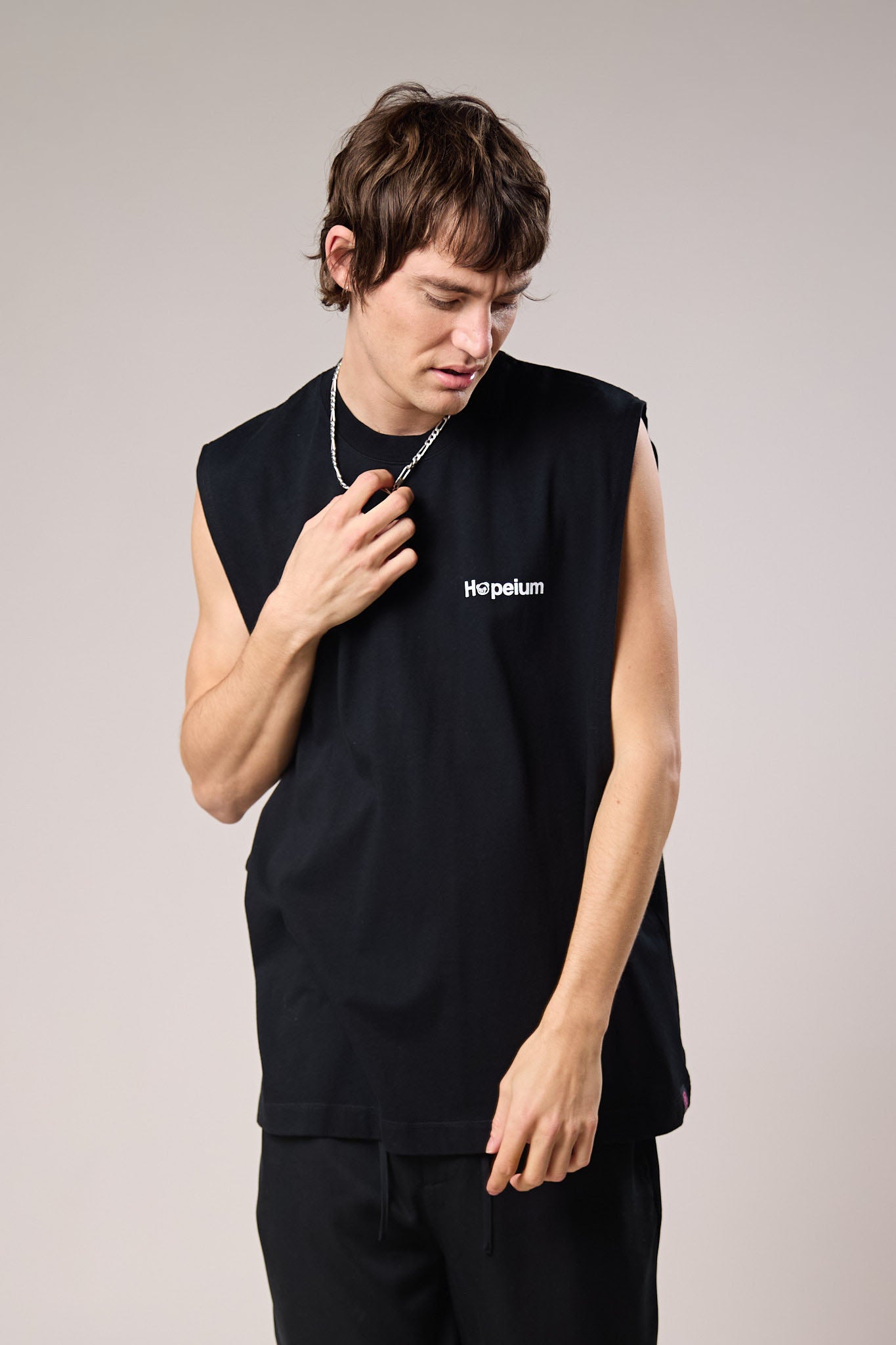 Sleeveless T-Shirt Black