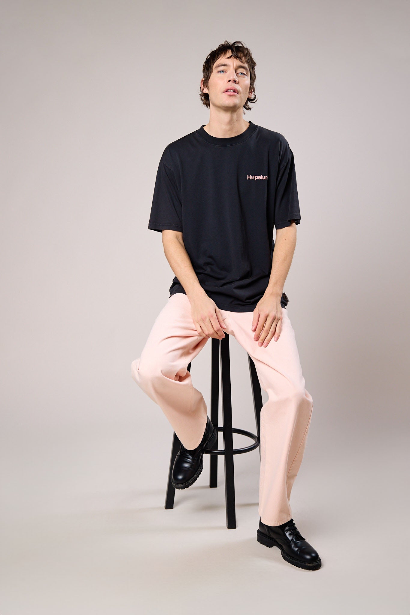 Hopeium Logo T-Shirt Black