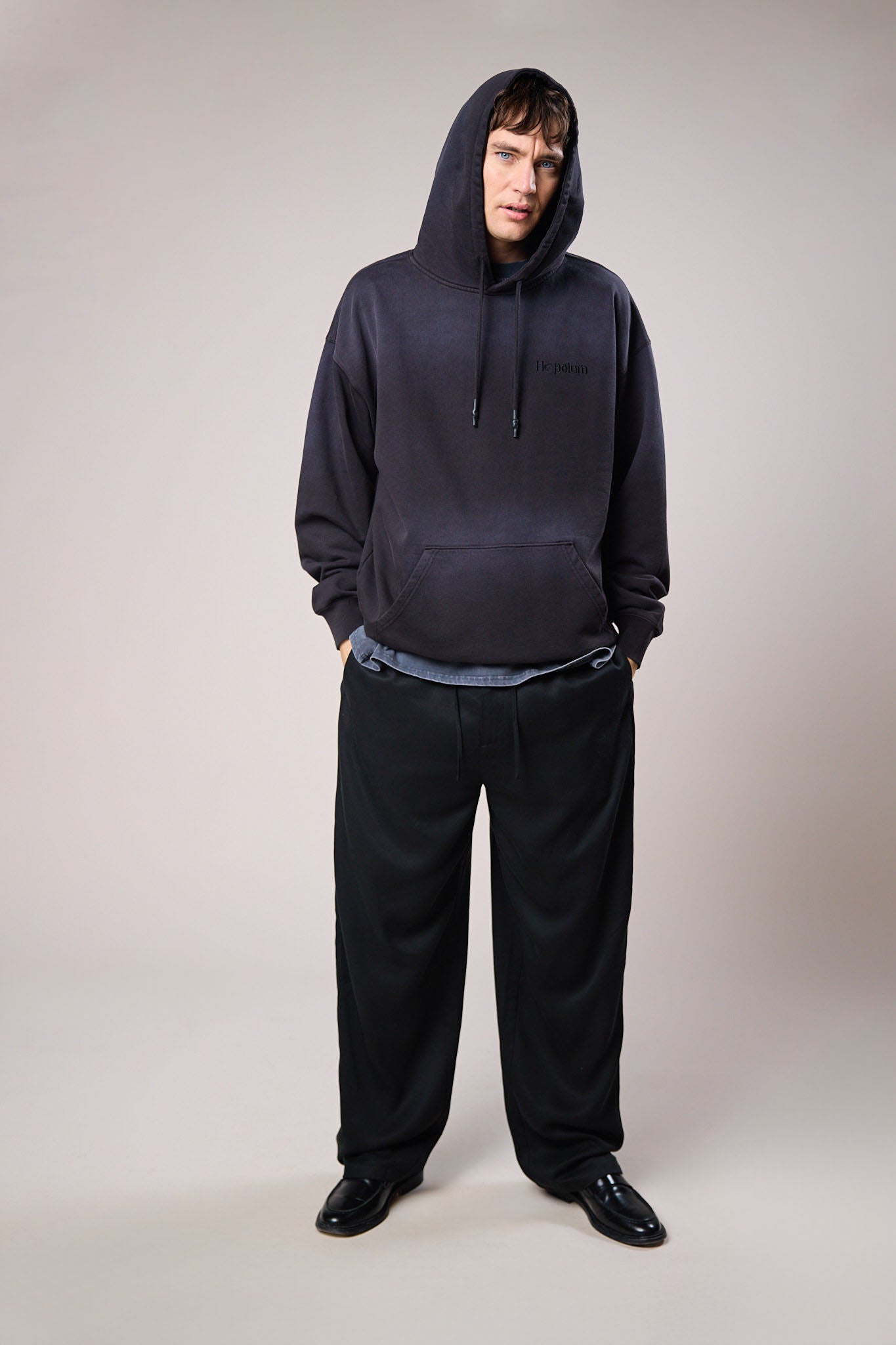 Logo Sweatshirt Hoodie Black
