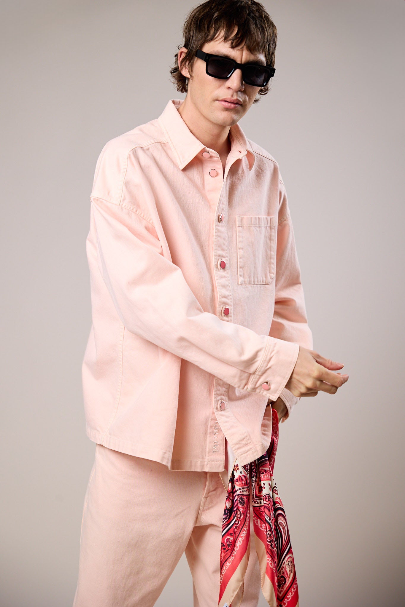 Denim Pant Pink