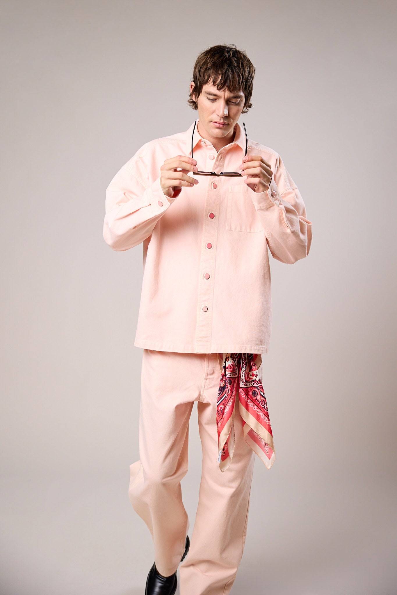 Denim Shirt Pink