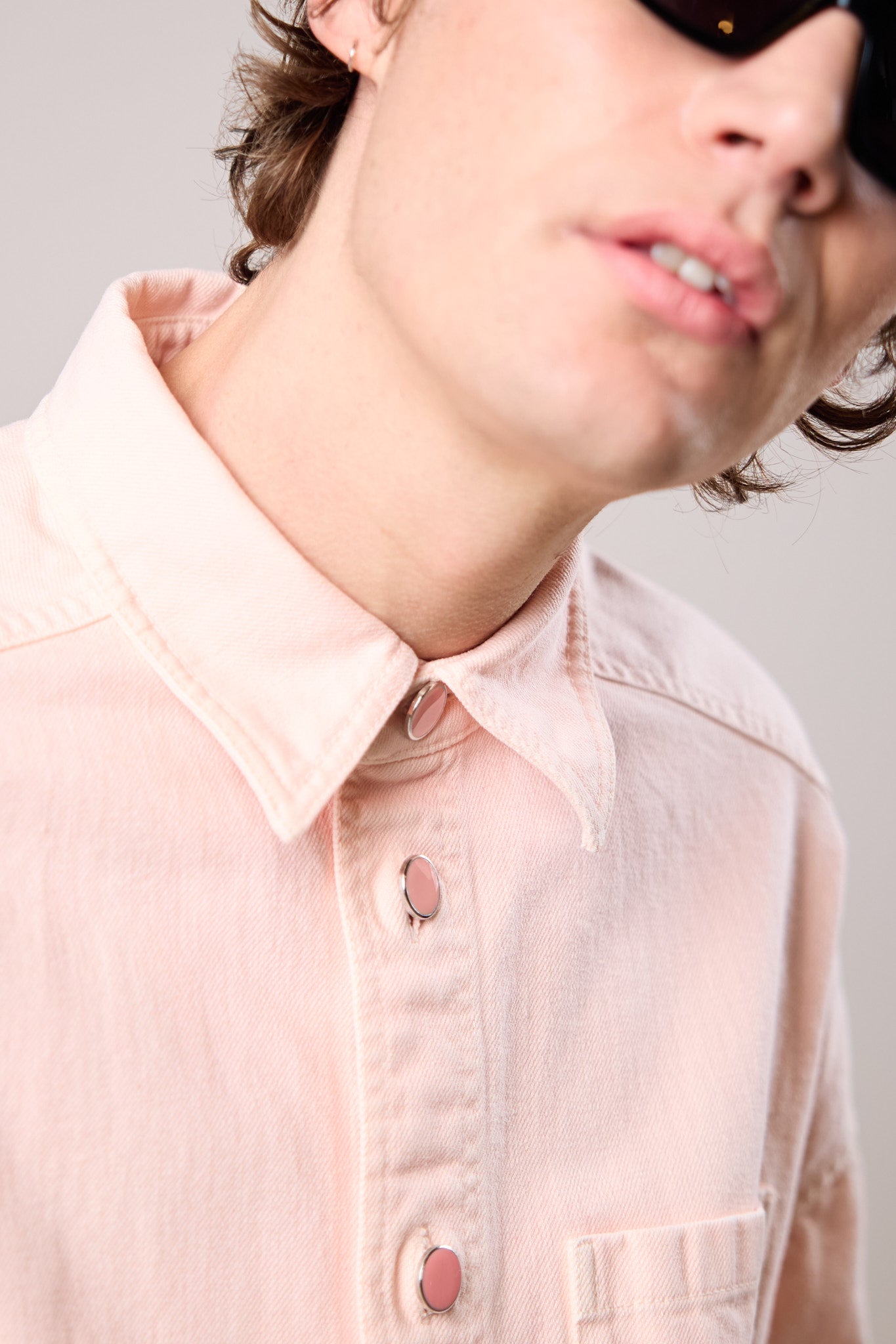 Denim Shirt Pink