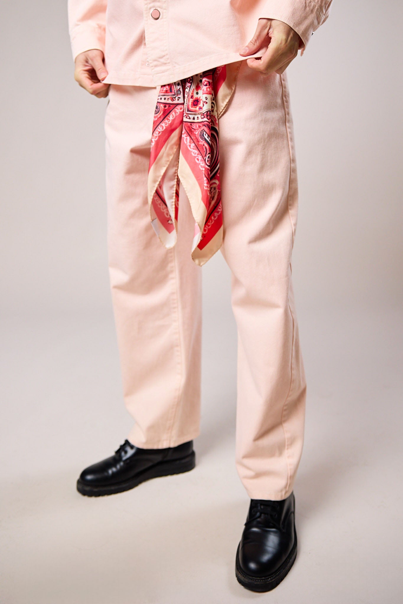 Denim Pant Pink