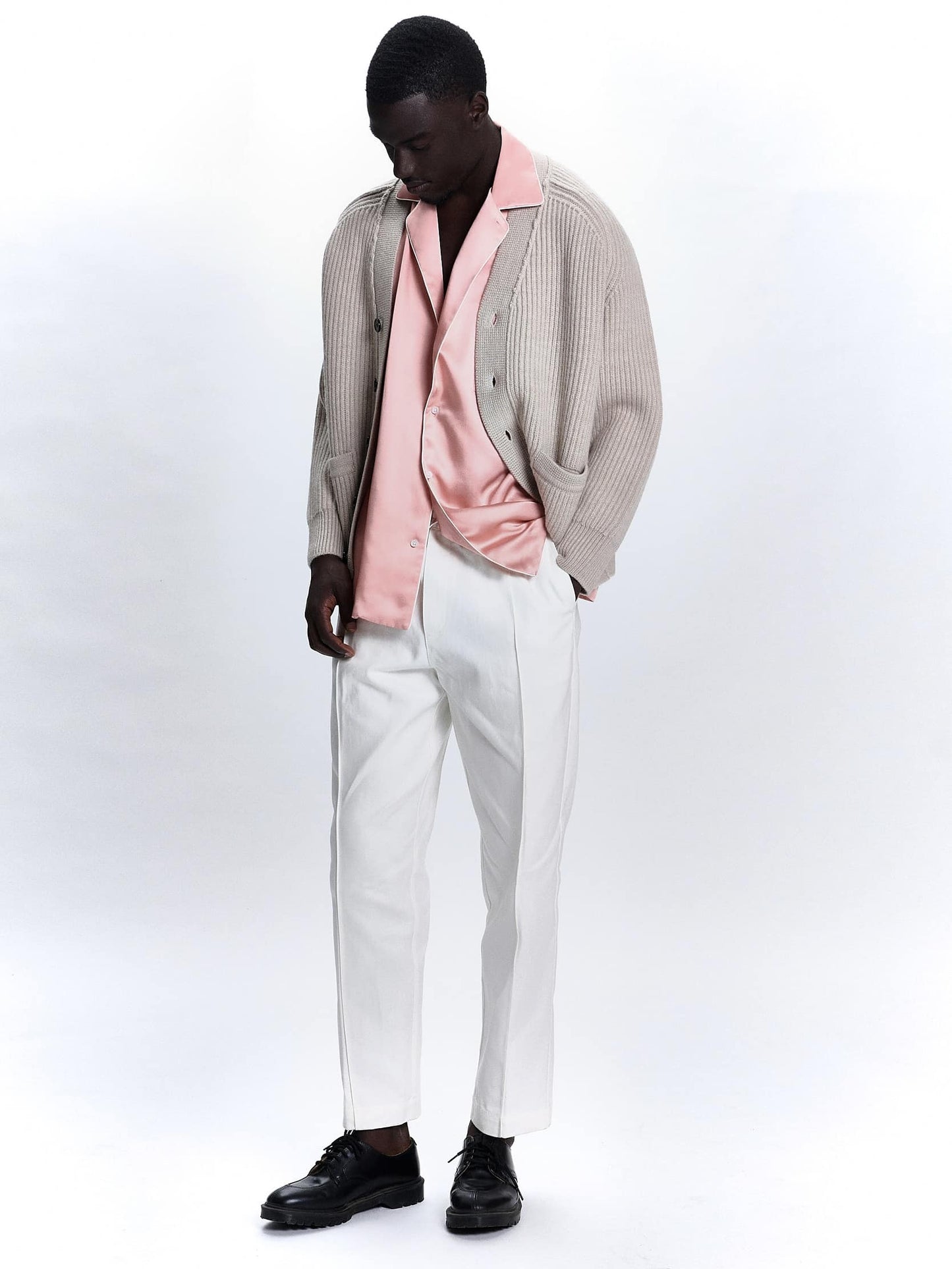 KNITTED CARDIGAN | Ecru