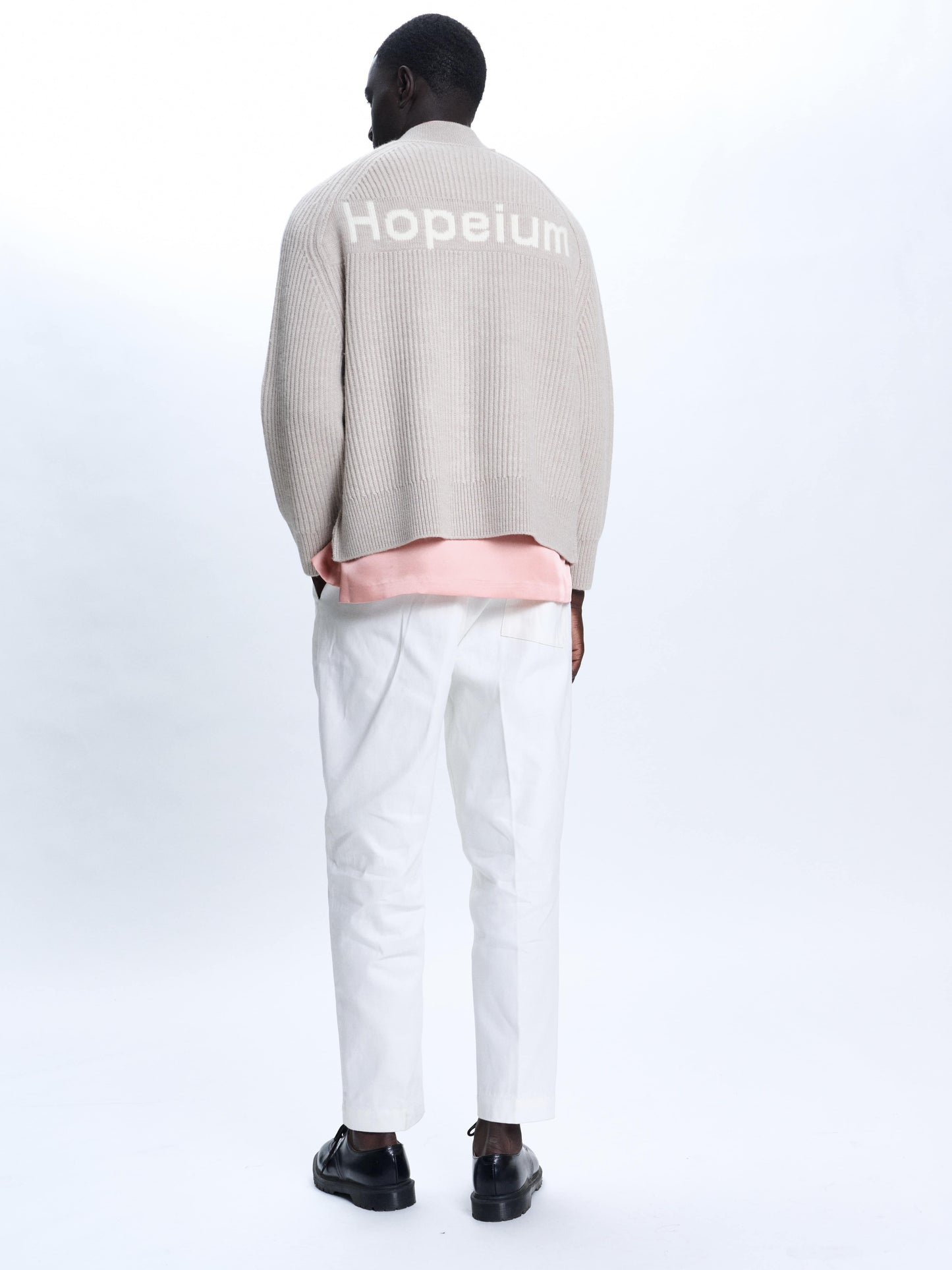KNITTED CARDIGAN | Ecru
