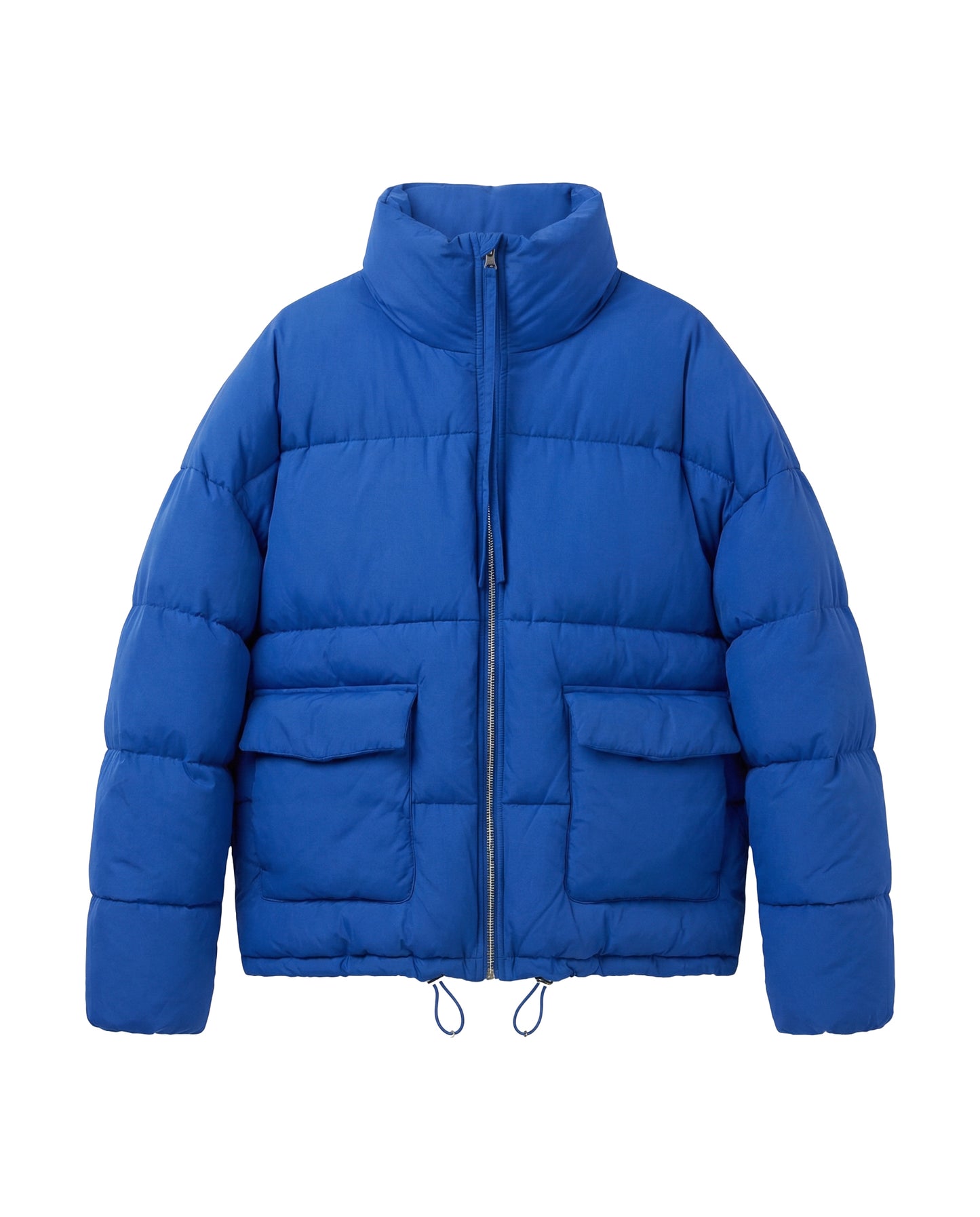 PUFFER SHORT JACKET | Cobalt