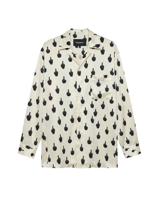 ALLOVER PRINTED SILK SHIRT | AOP