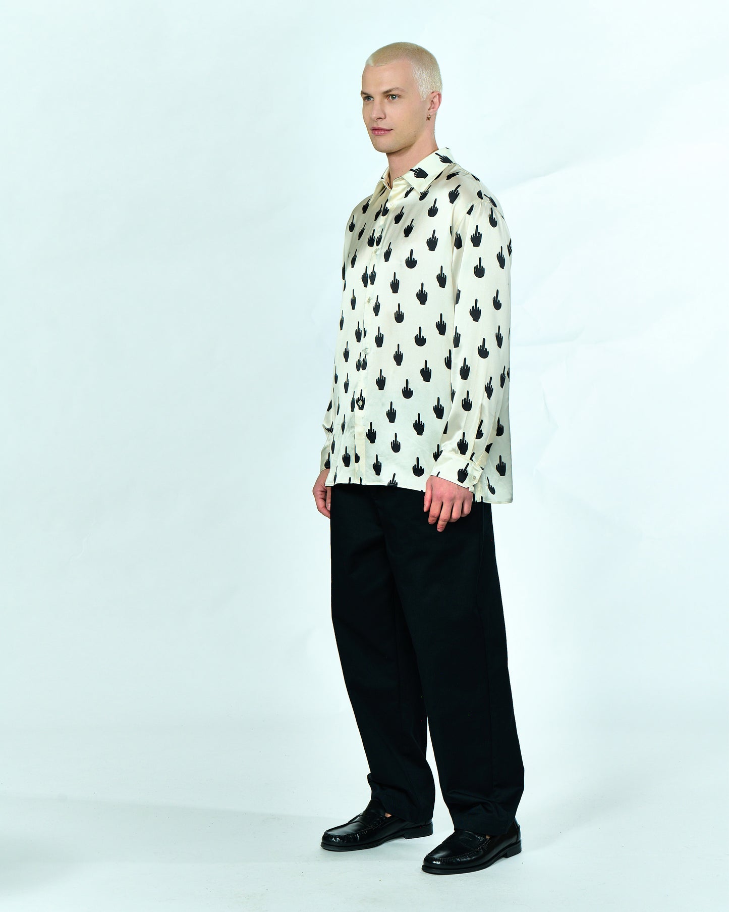 ALLOVER PRINTED SILK SHIRT | AOP