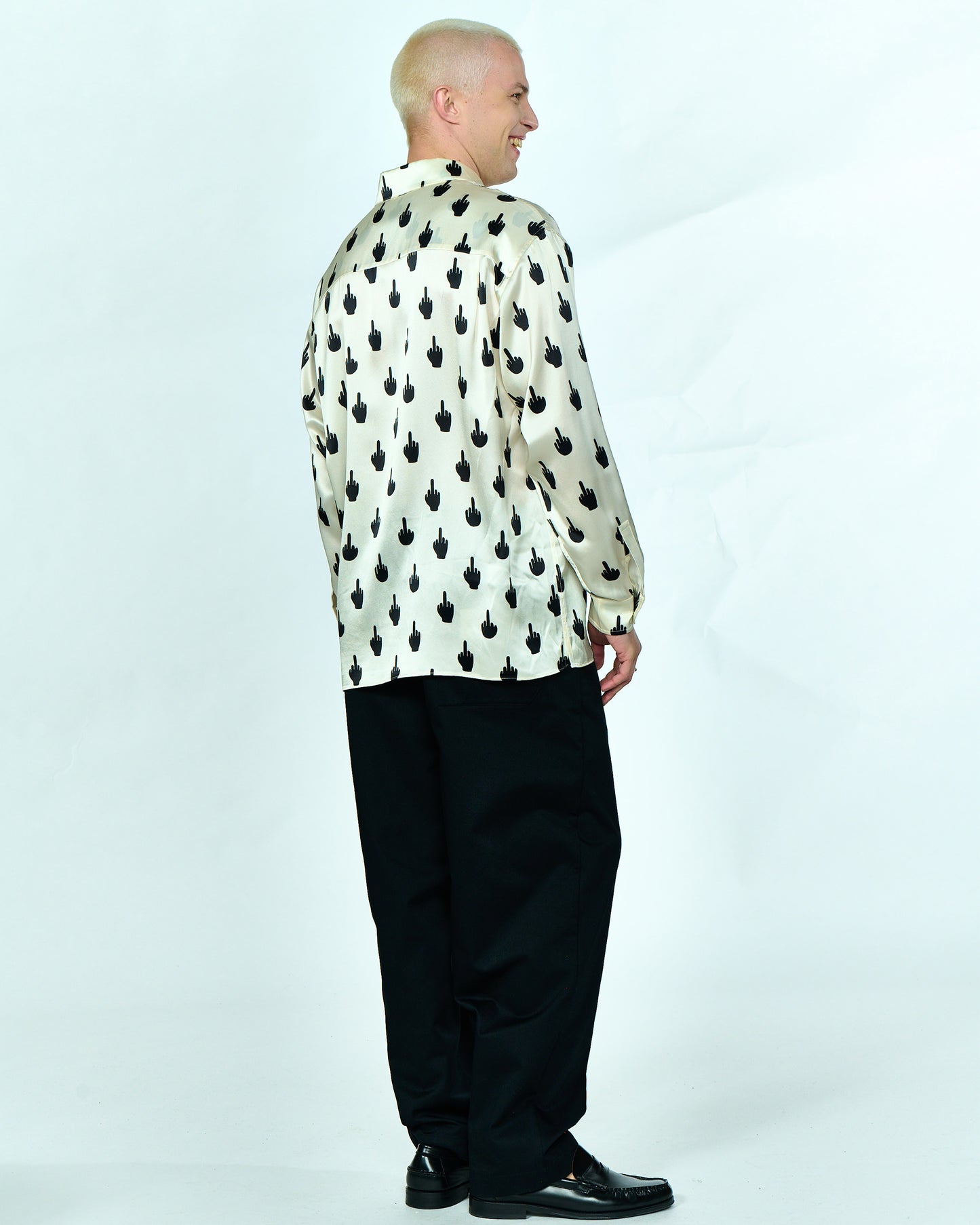 ALLOVER PRINTED SILK SHIRT | AOP