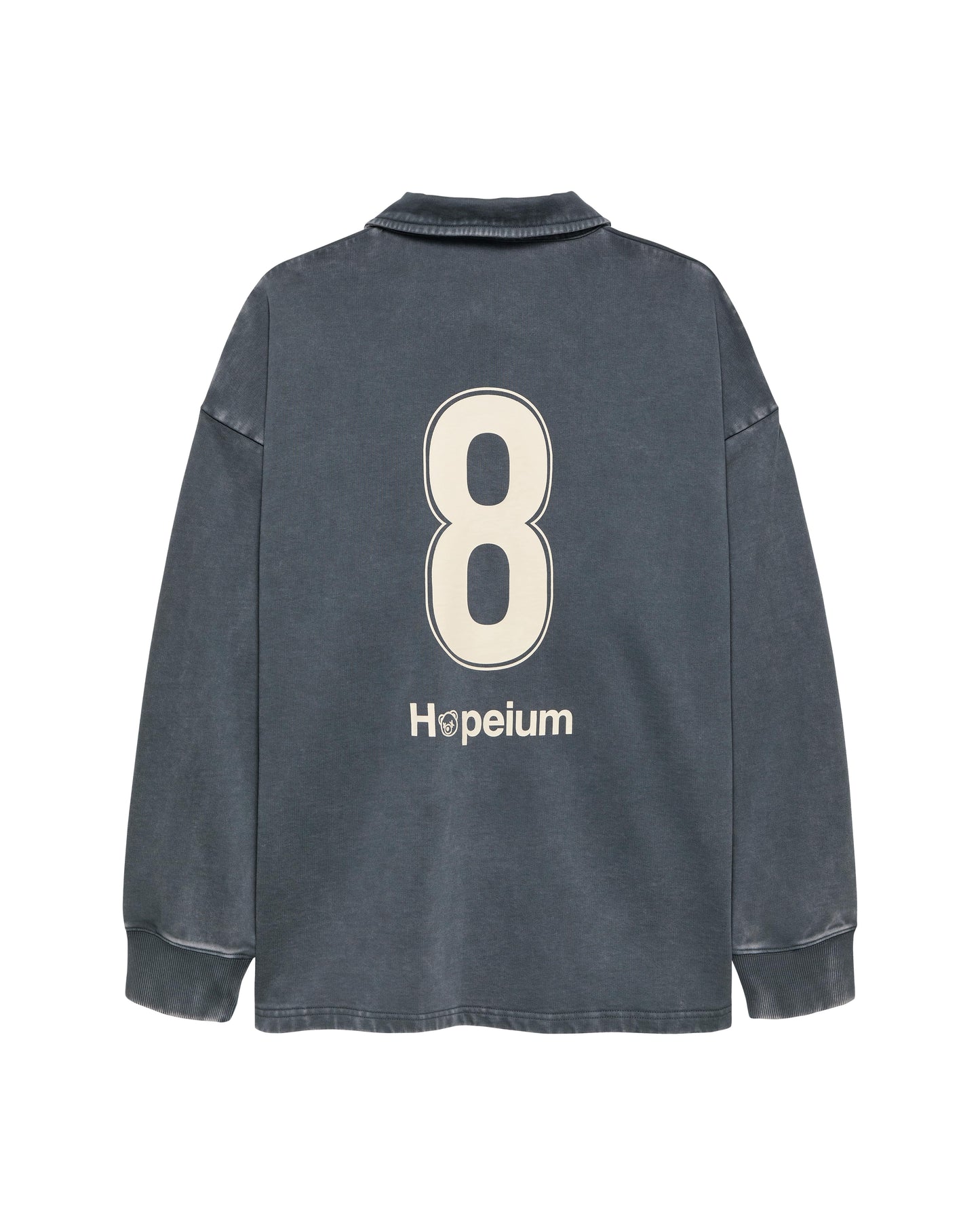 FOOTBALL GANDHI POLO SWEAT | Washed grey