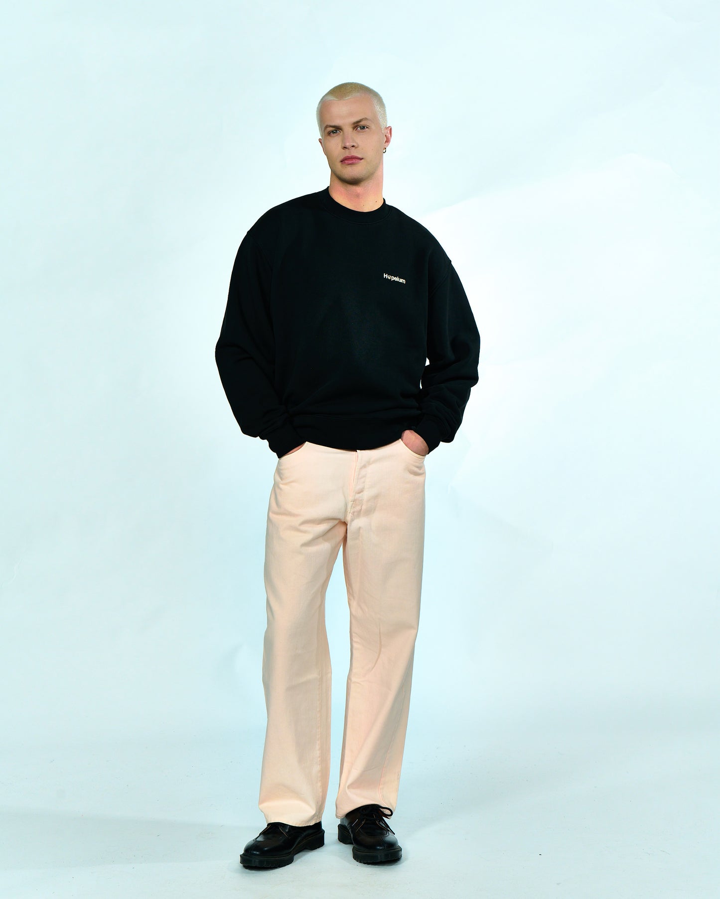 LOGO CREW SWEAT | Black