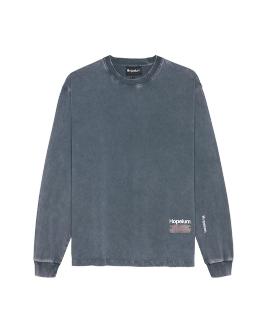 TOUR LONG SLEEVE TEE | Washed grey