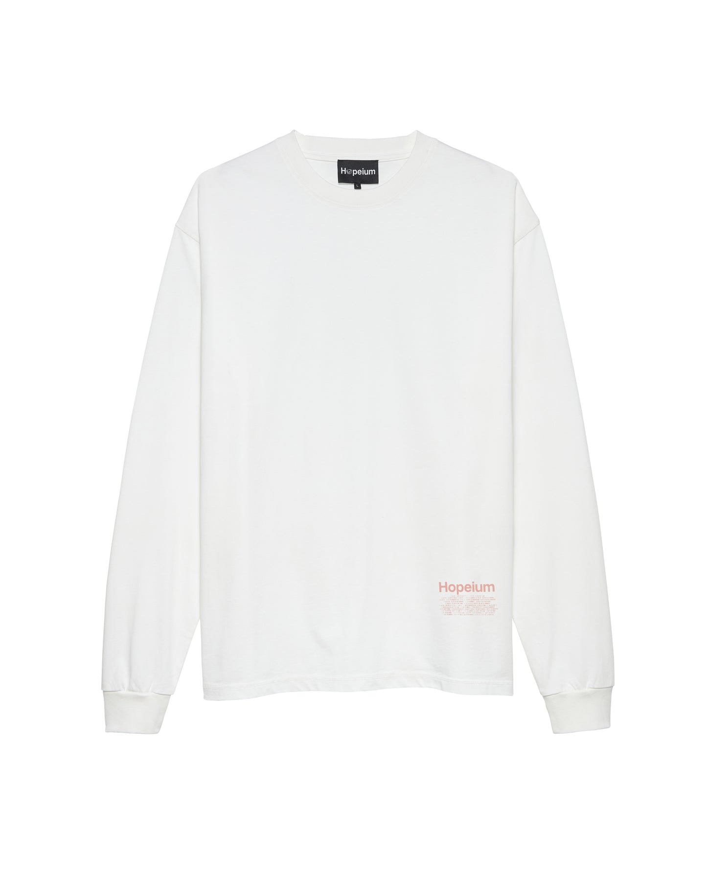 TOUR LONG SLEEVE TEE HOPEIUM | White