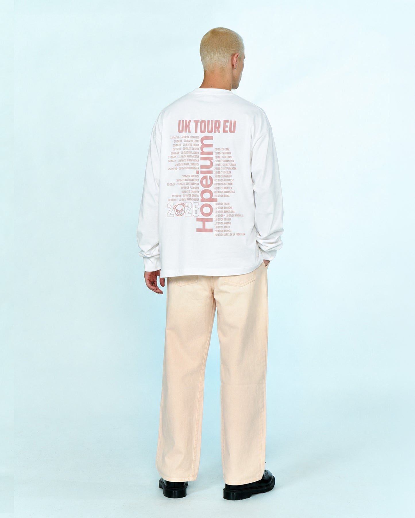 TOUR LONG SLEEVE TEE HOPEIUM | White