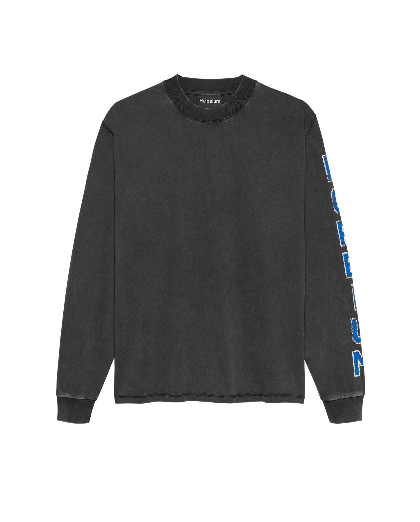 HOPEIUM VARSITY TEE L/S | Washed grey