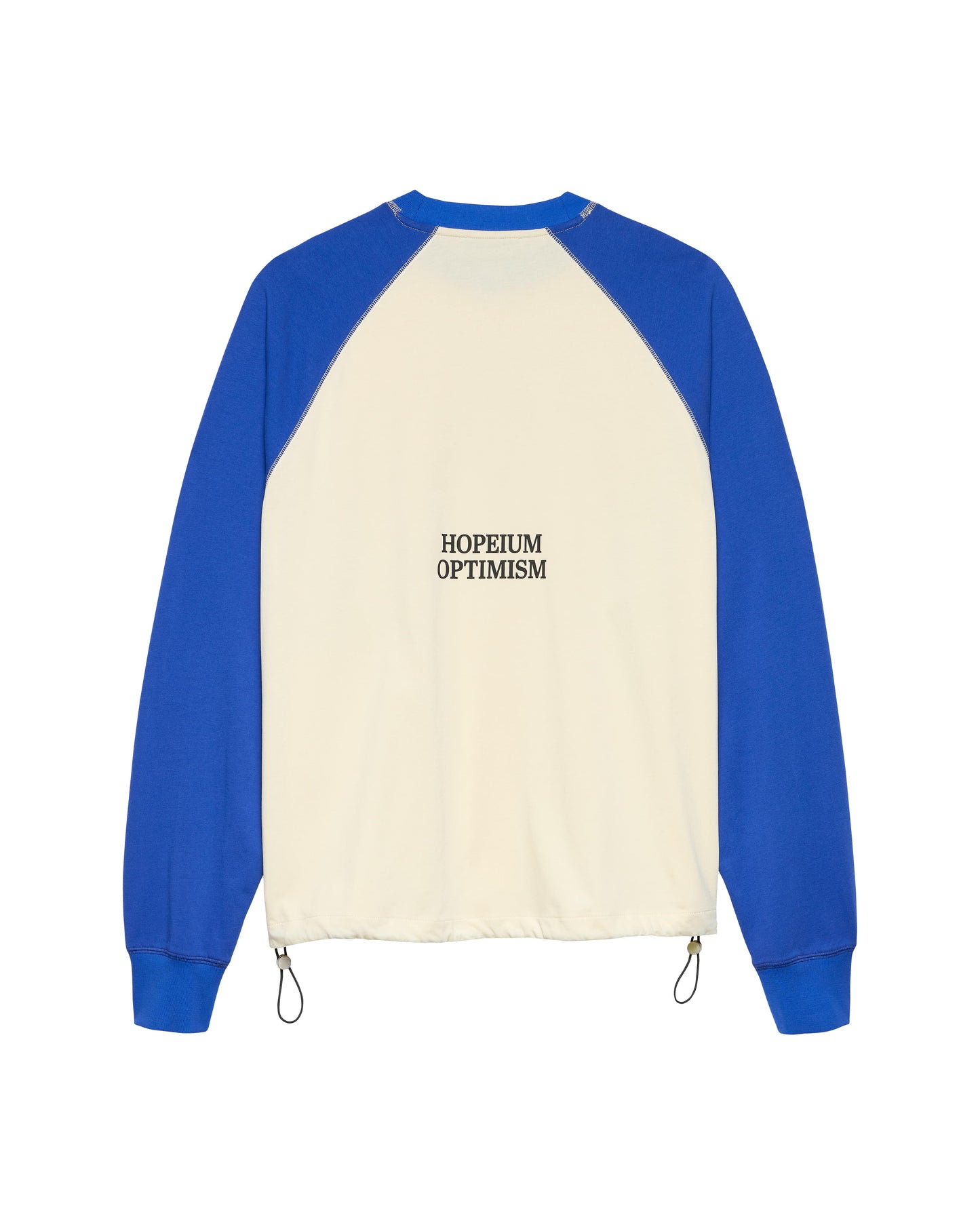 HOPEIUM OPTIMISM RAGLAN L/S | Cobalt