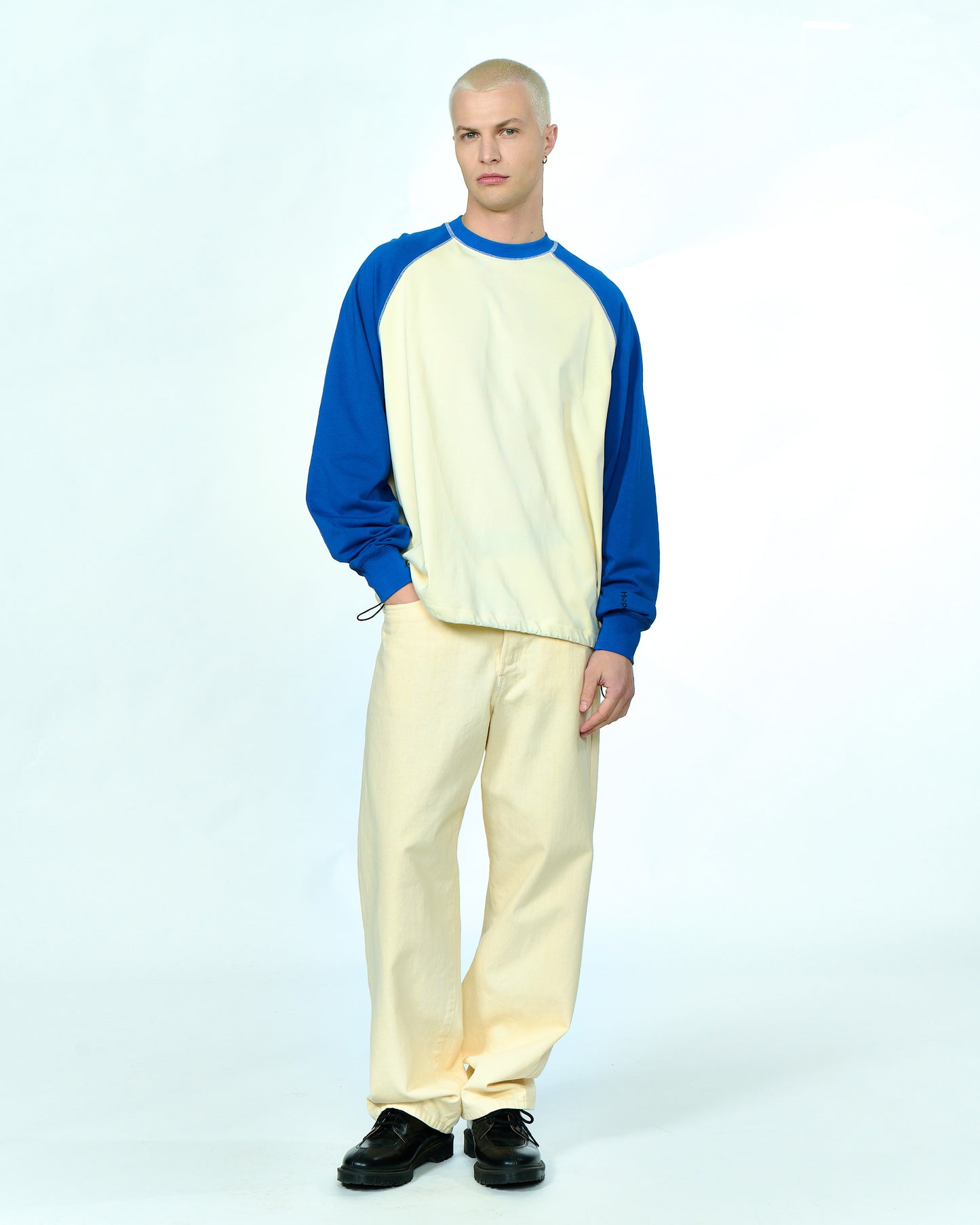 HOPEIUM OPTIMISM RAGLAN L/S | Cobalt