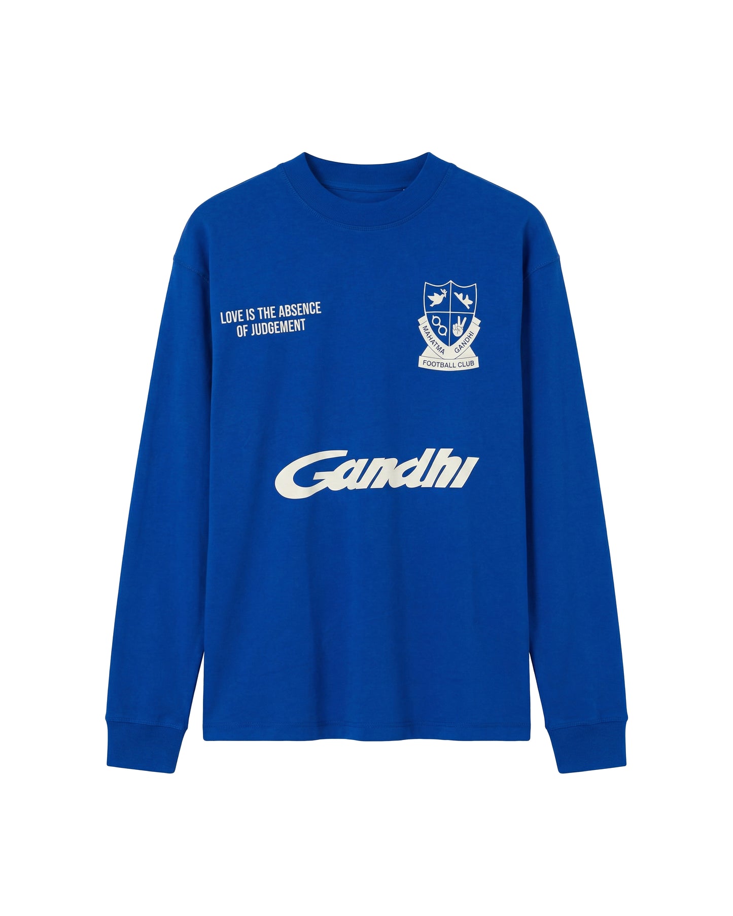 GANDHI TEE L/S | Cobalt