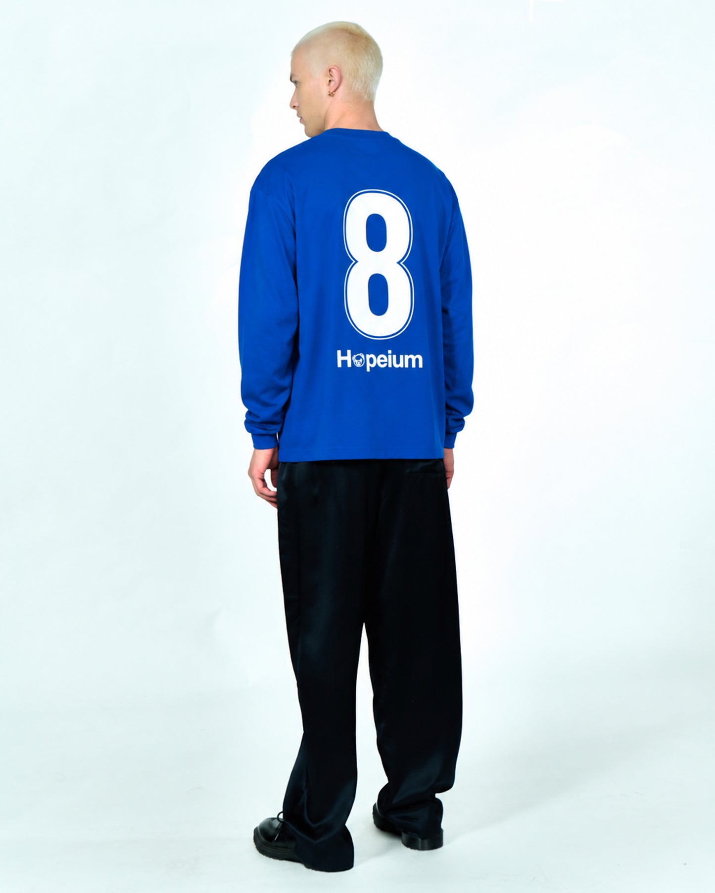 GANDHI TEE L/S | Cobalt
