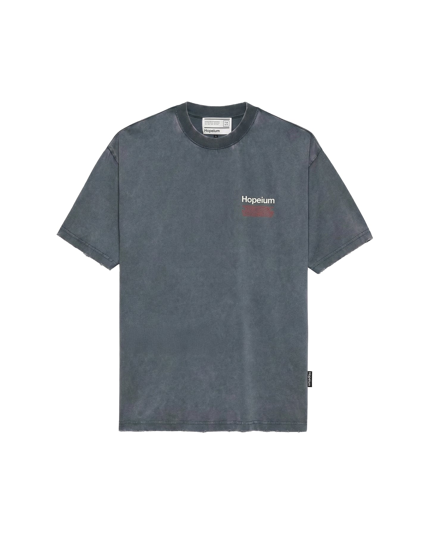 TOUR TEE S/S | Washed grey
