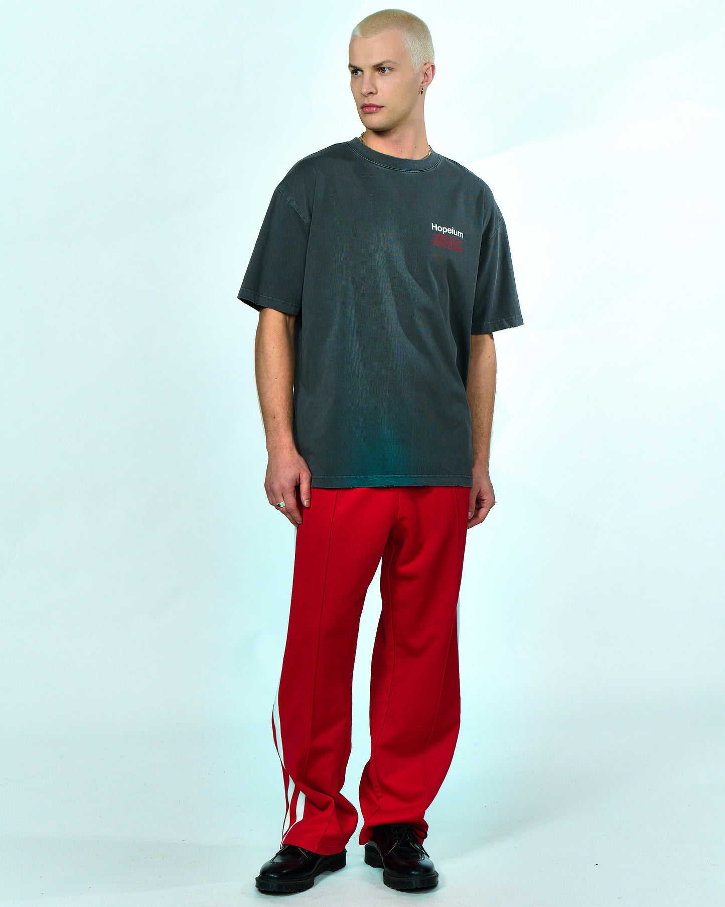 TOUR TEE S/S | Washed grey