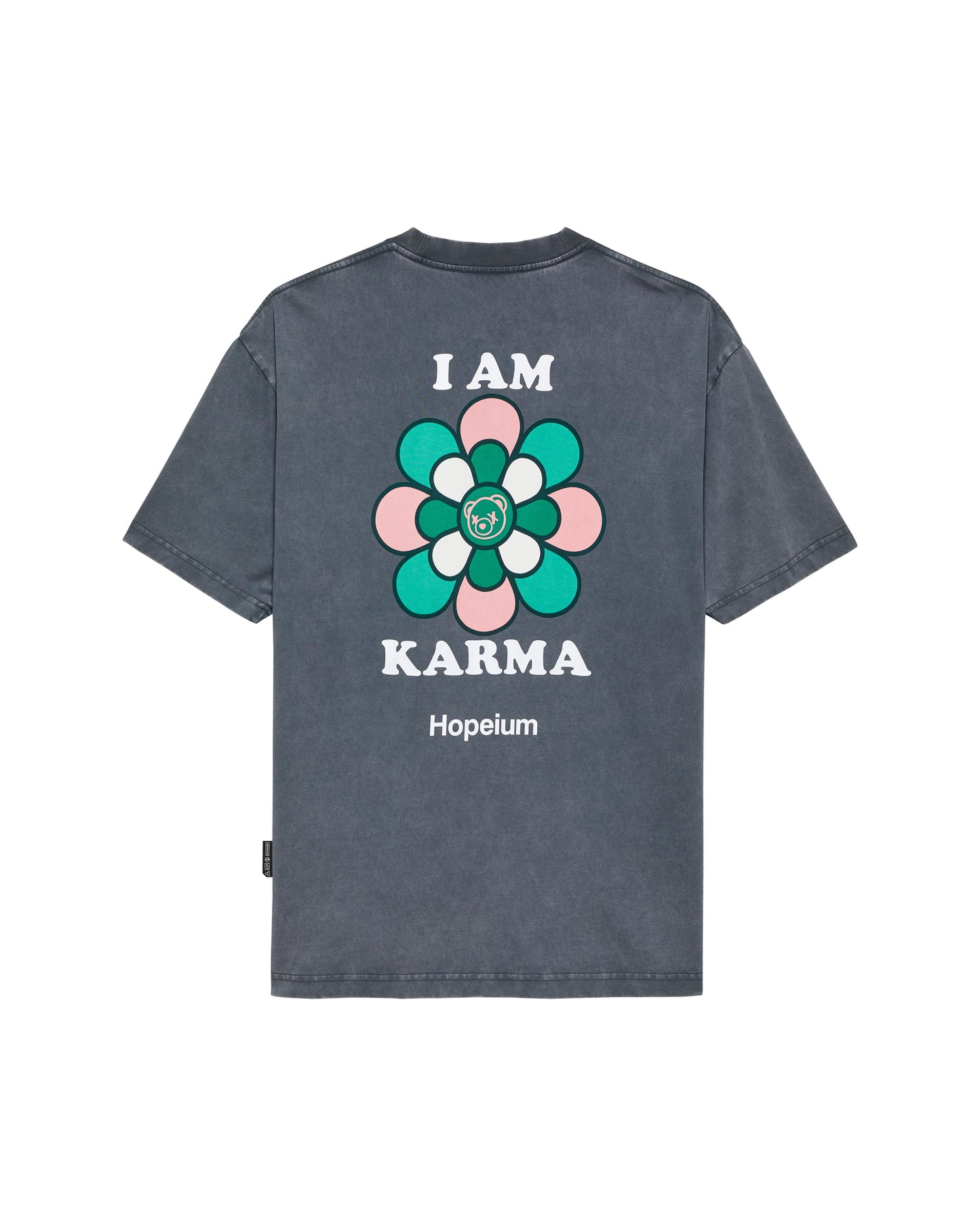 I AM KARMA TEE S/S | Washed grey