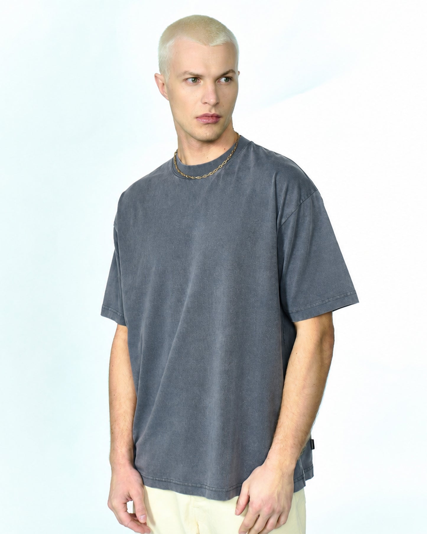 I AM KARMA TEE S/S | Washed grey