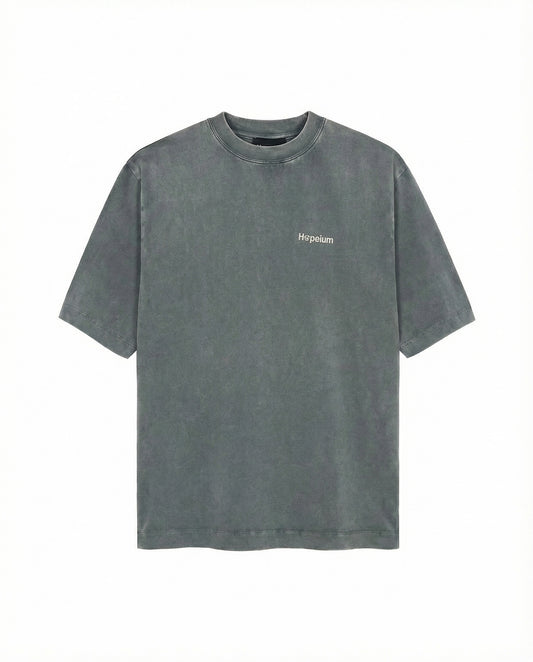 TEXT TEE S/S | Grey