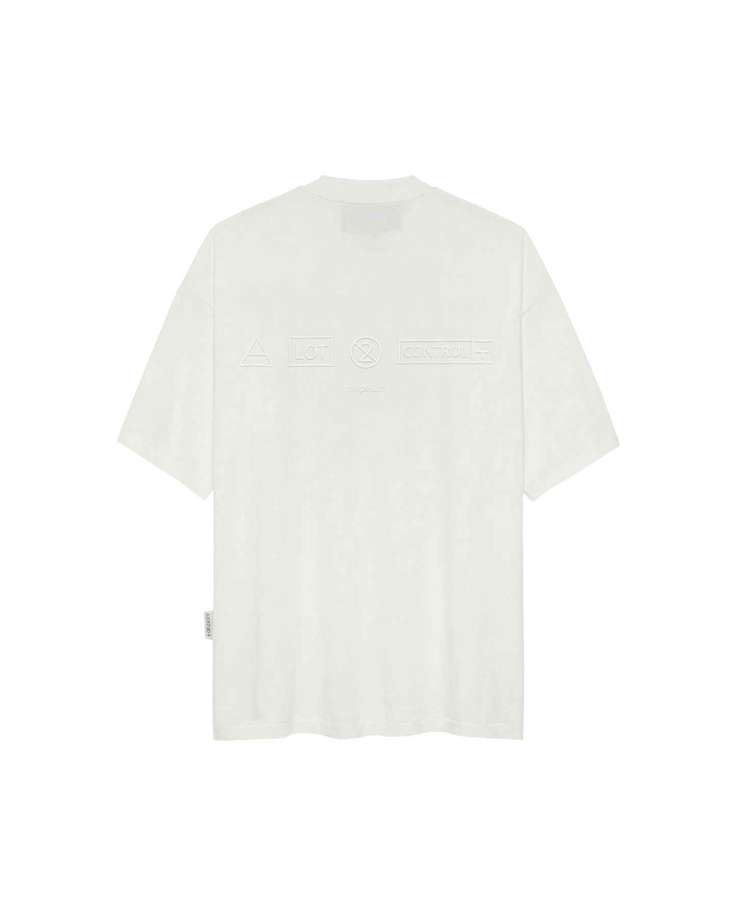 A LOT 2 CONTROL TEE S/S | White