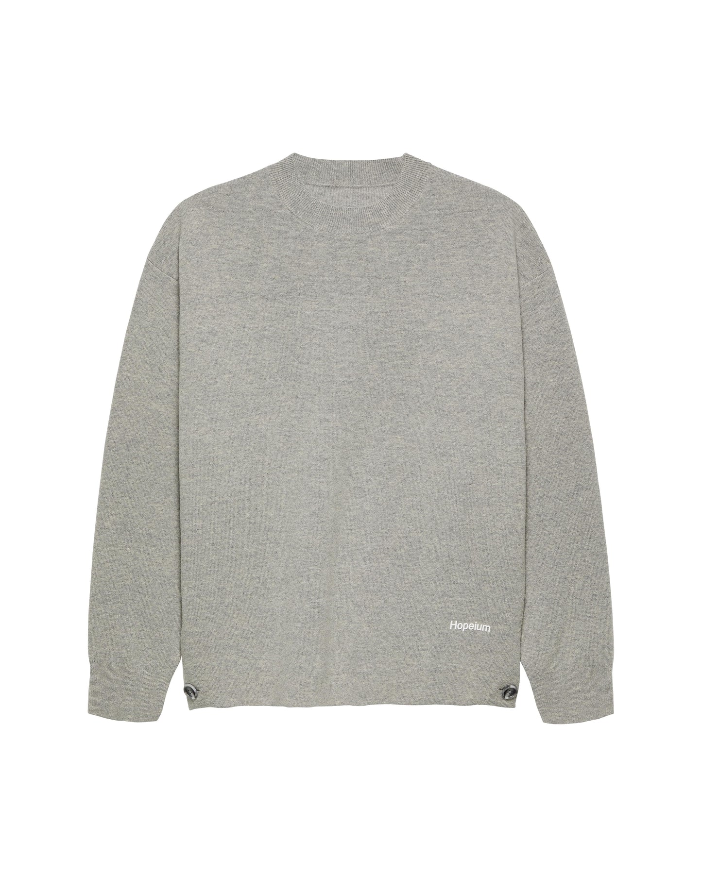 BASIC CREWNECK | Grey Melange