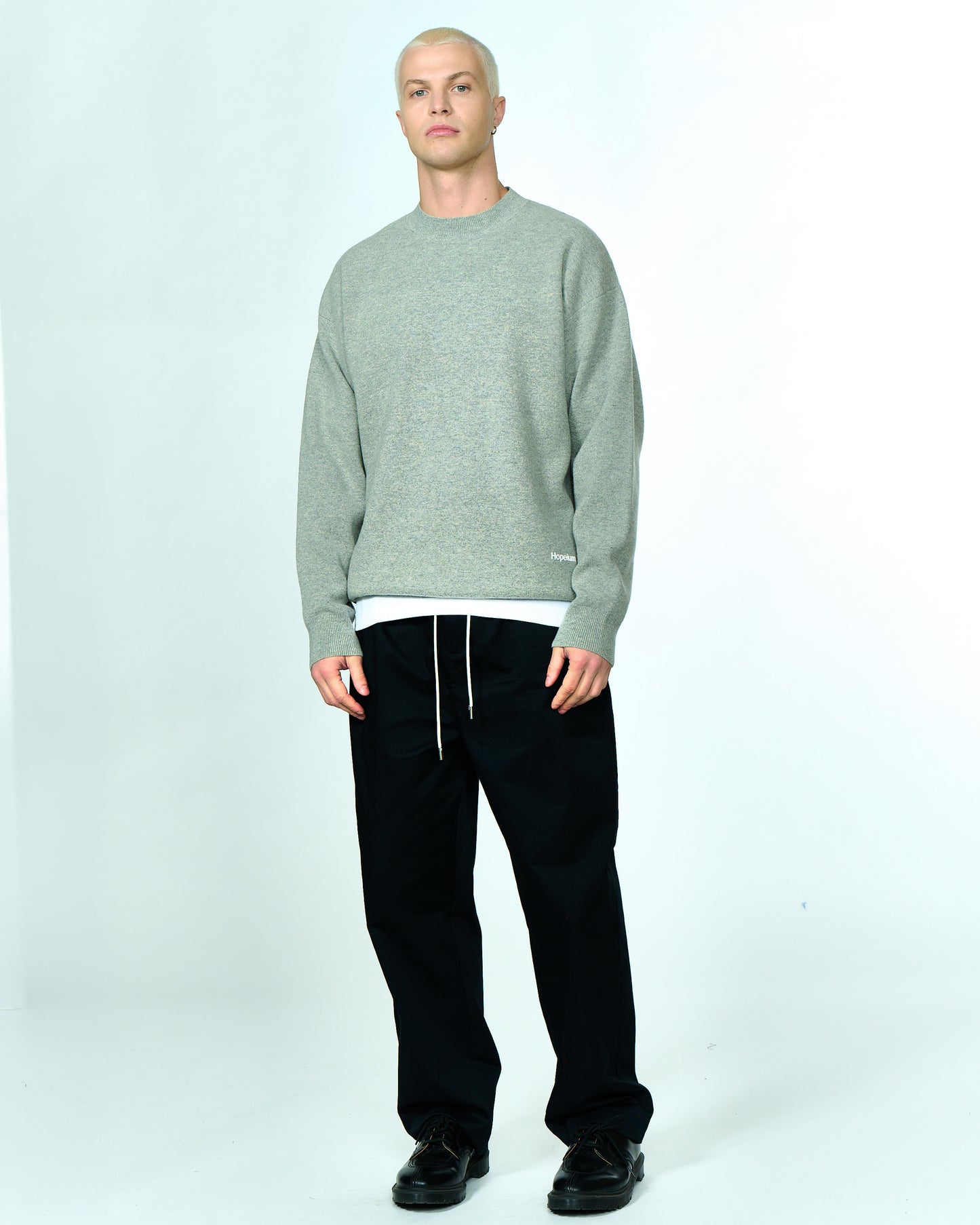 BASIC CREWNECK | Grey Melange