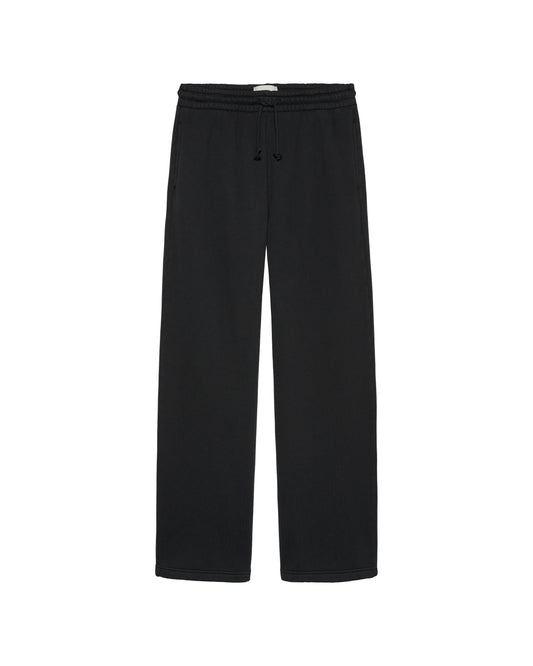 CASHMERE BLEND SWEAT PANT | Black