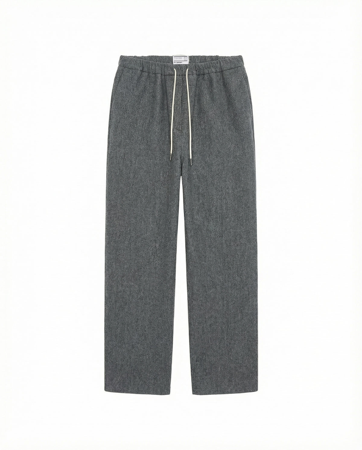 WINTER WOOLY TROUSERS | Grey Melange