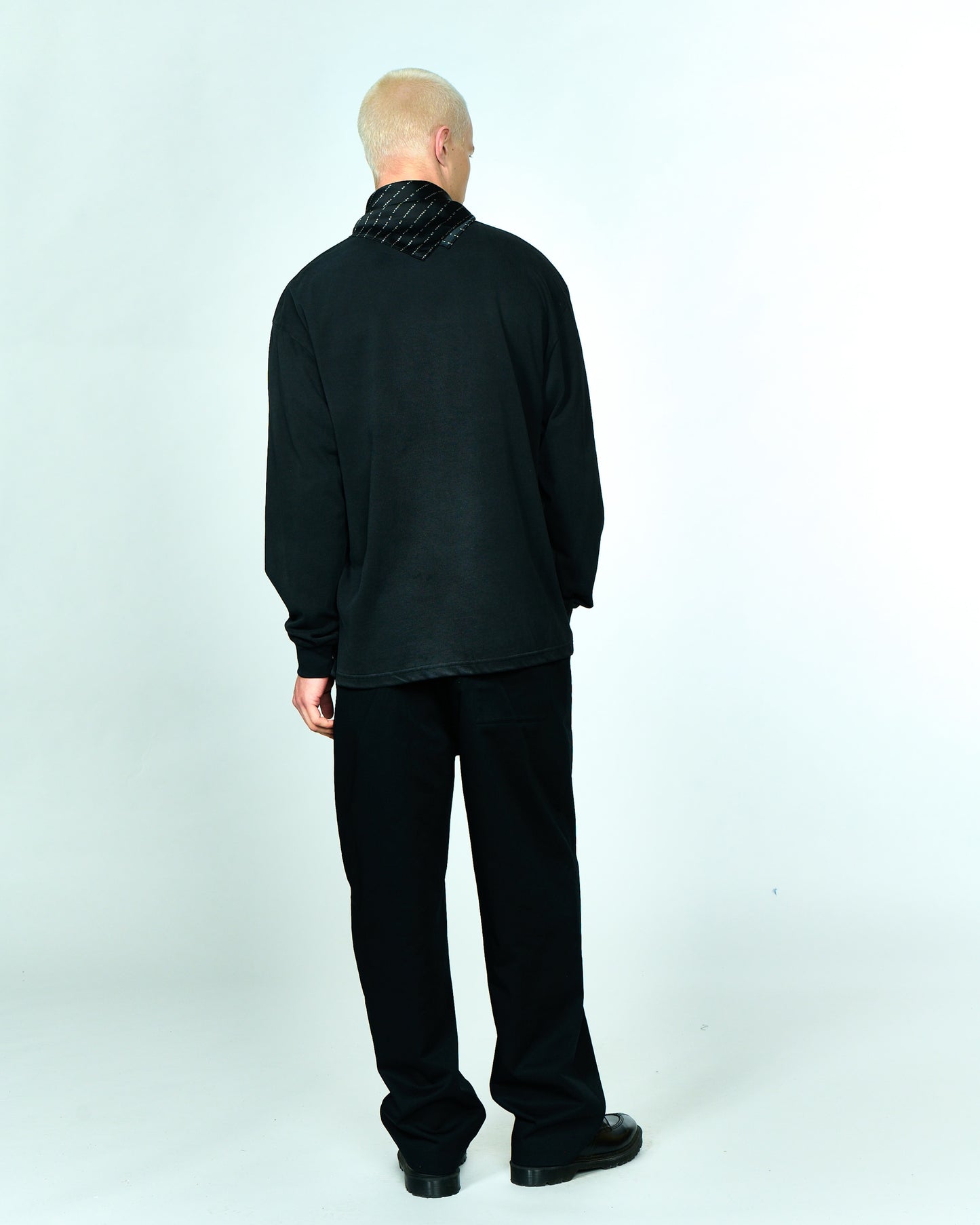 COTTON TWILL PANT | Black