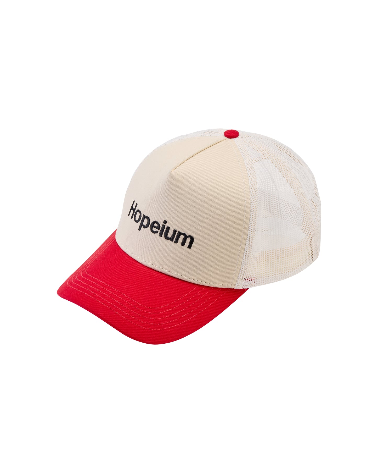 TRUCKER CAP WITH LOGO | Red