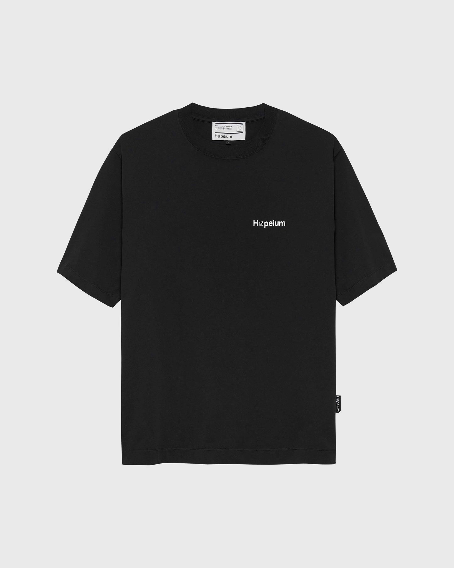 TEXT TEE | Black
