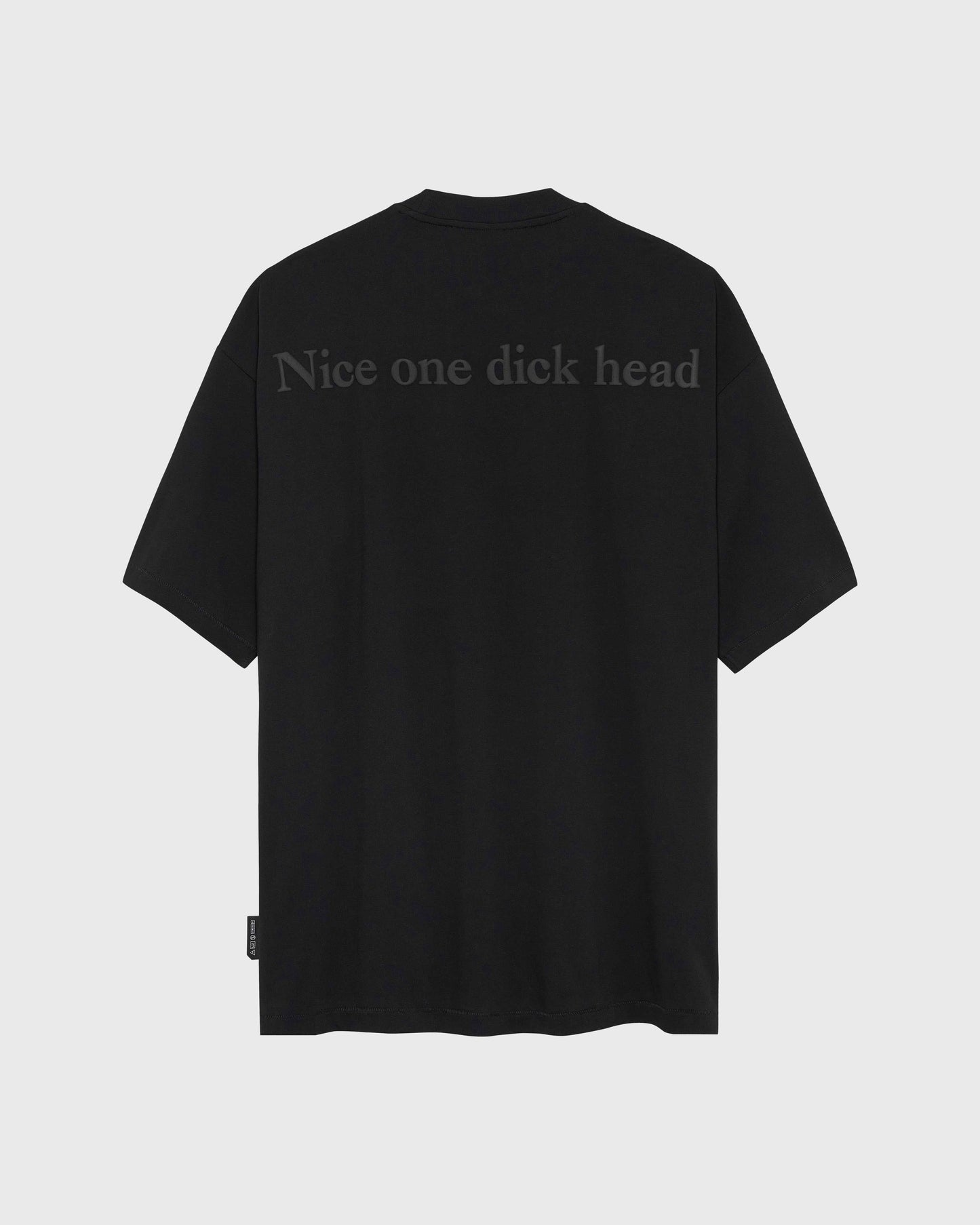 NICE ONE DICK HEAD TEE | Black