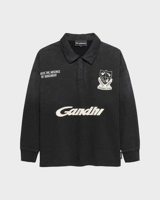 FOOTBALL POLO SWEAT BLACK